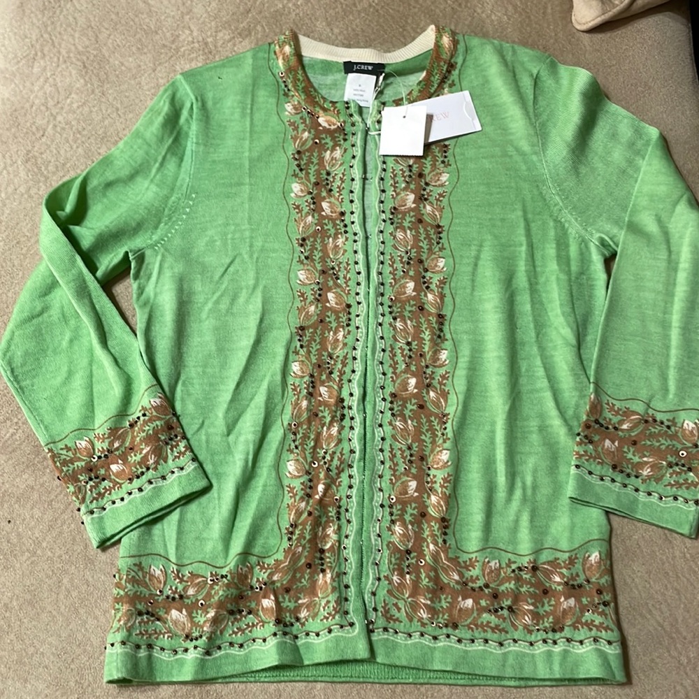 J Crew vintage 3/4 sleeve cardigan